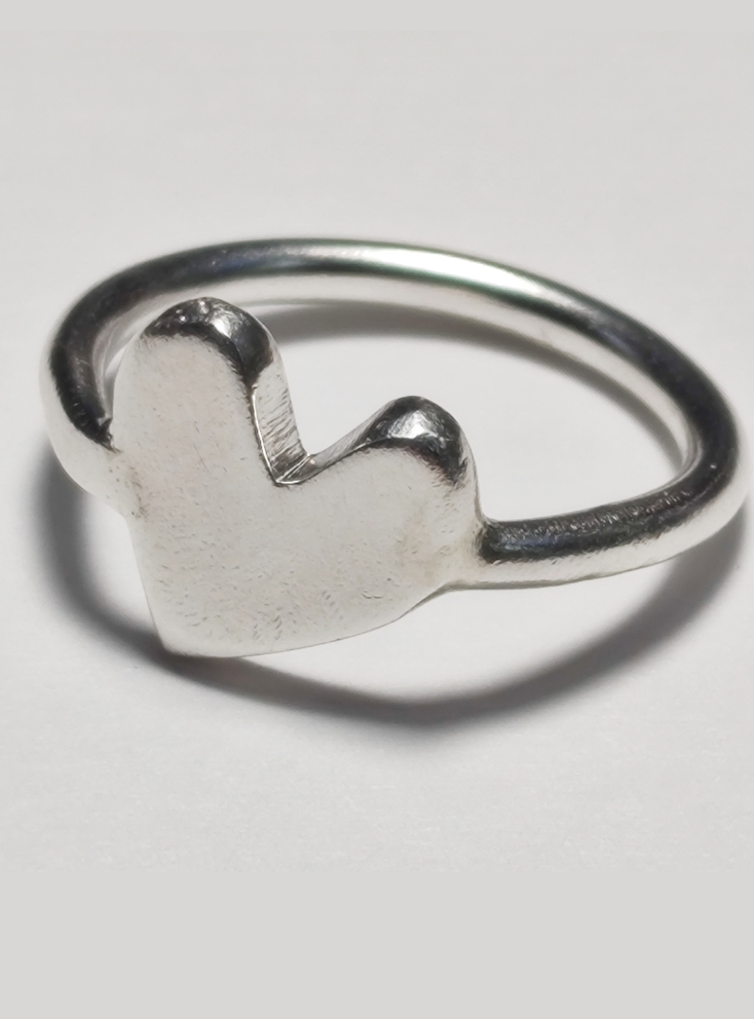 Silver Heart Ring