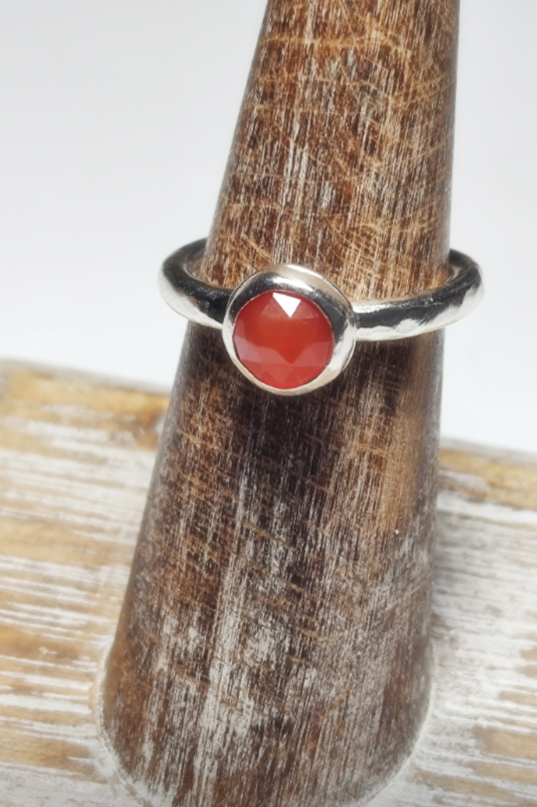 Red Carnelian Stacking Ring