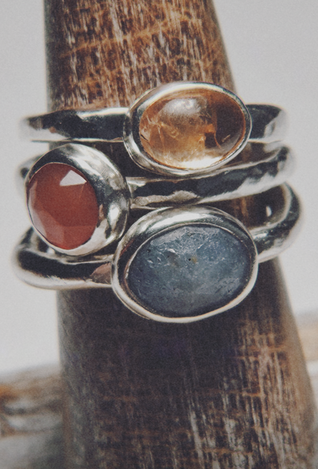 Red Carnelian Stacking Ring