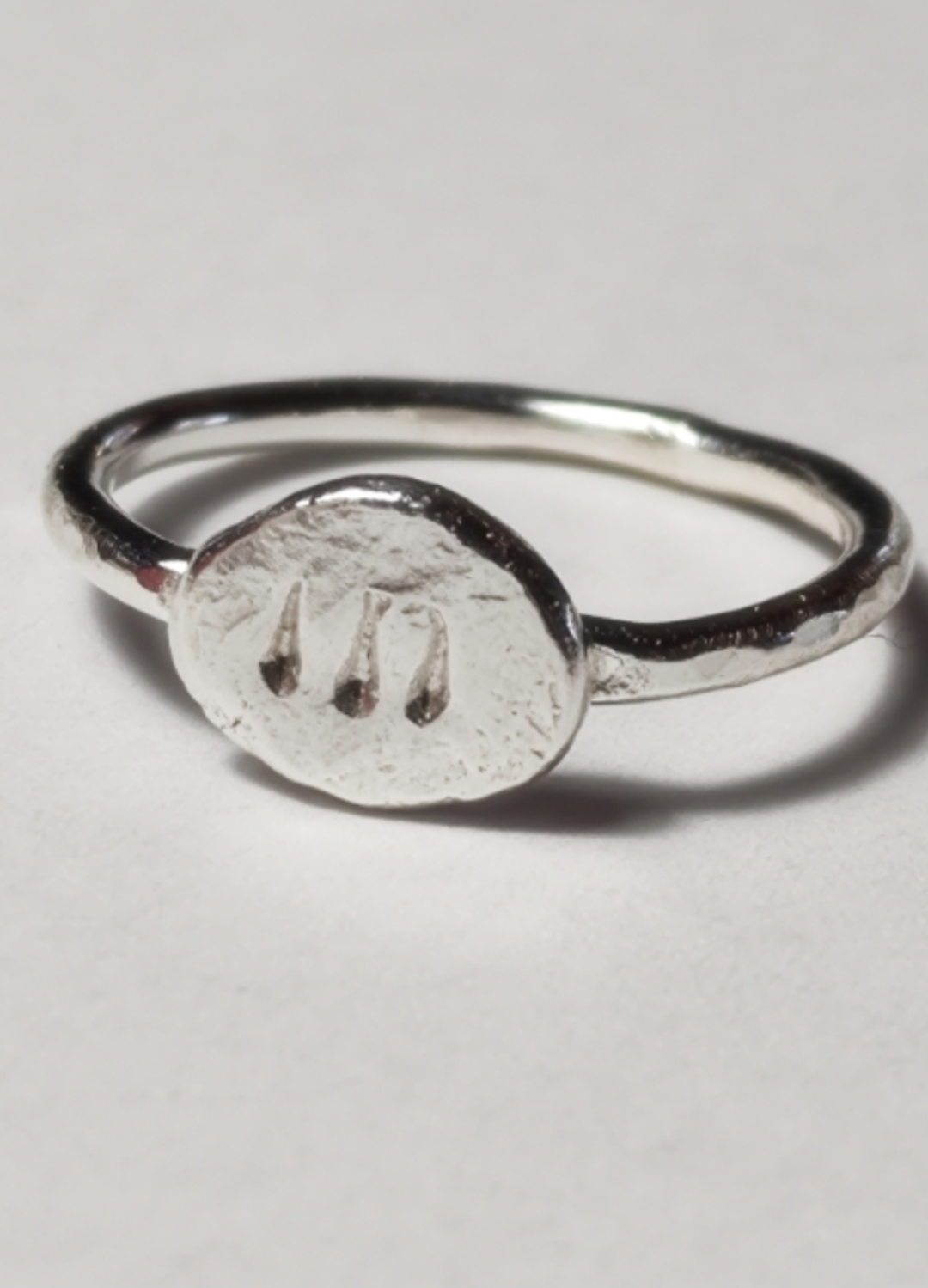 Silver Peaks Charm Ring