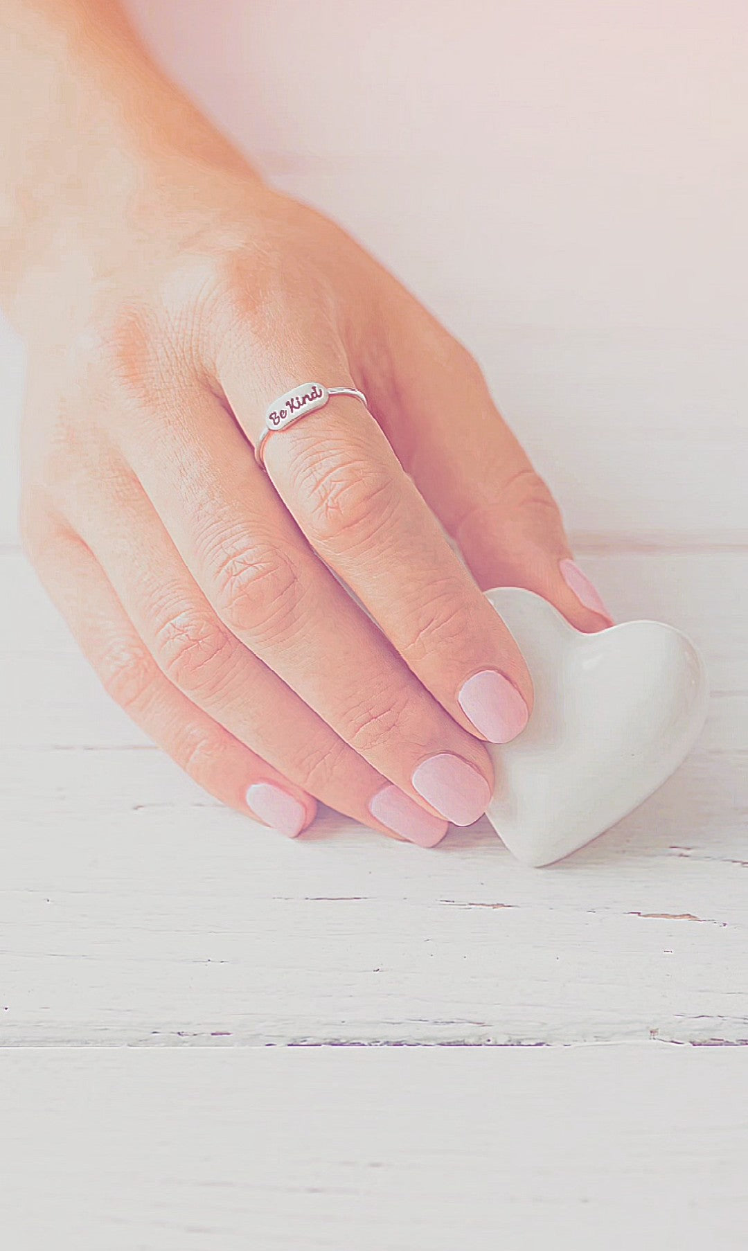 Be Kind Stacking Ring