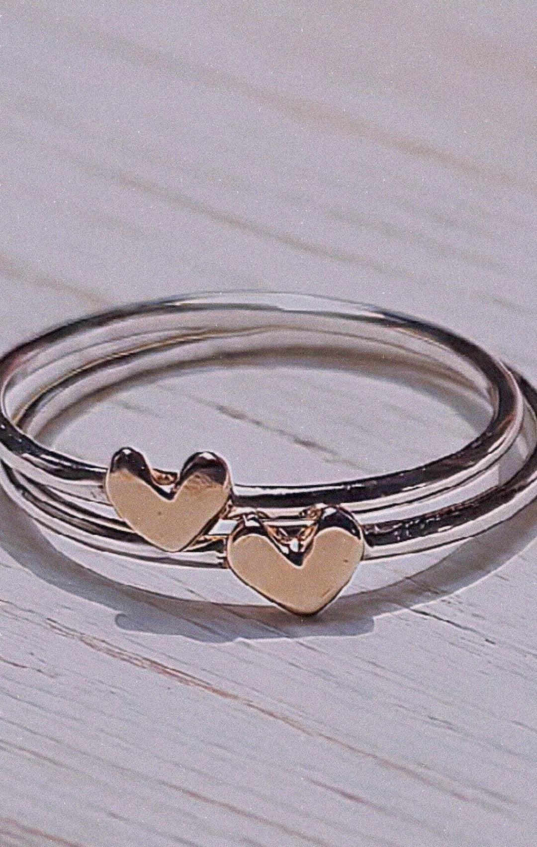 Gold Mini Heart Ring
