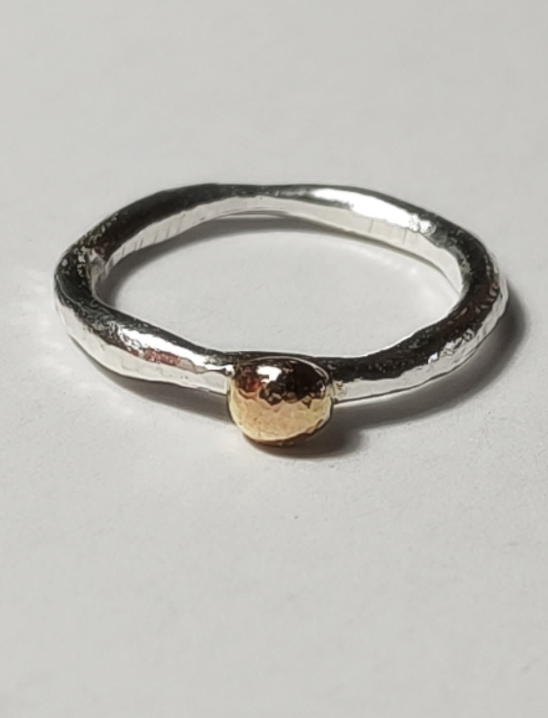 Gold Ball River Ring