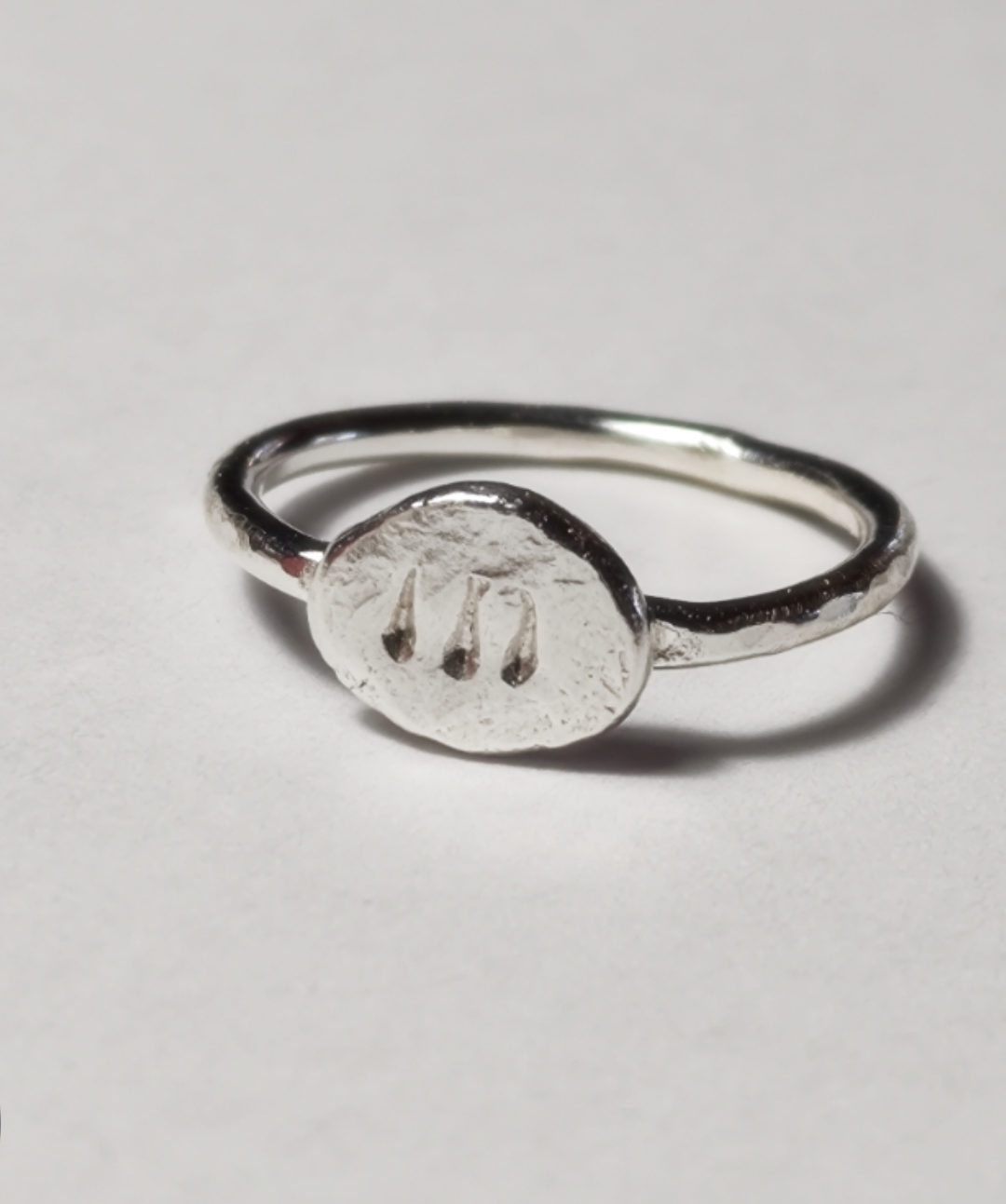 Silver Peaks Charm Ring
