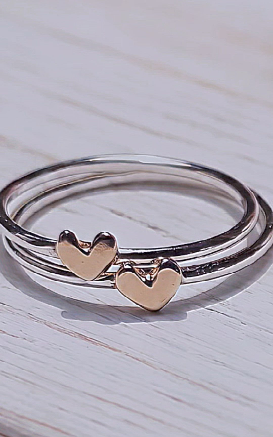 Gold Mini Heart Ring