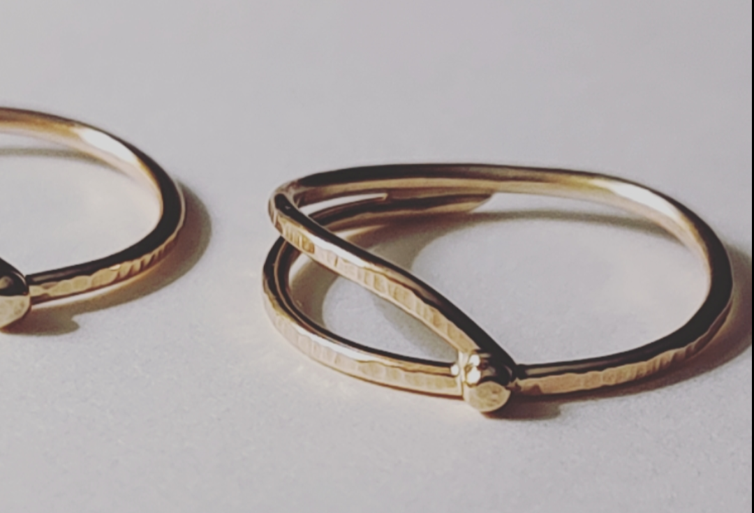 Golden Ebb & Flow Ring