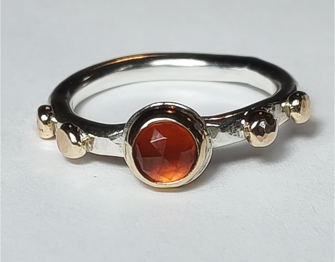 The Watch Tower Ring-Mozambique Garnet