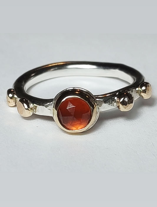 The Watch Tower Ring-Mozambique Garnet