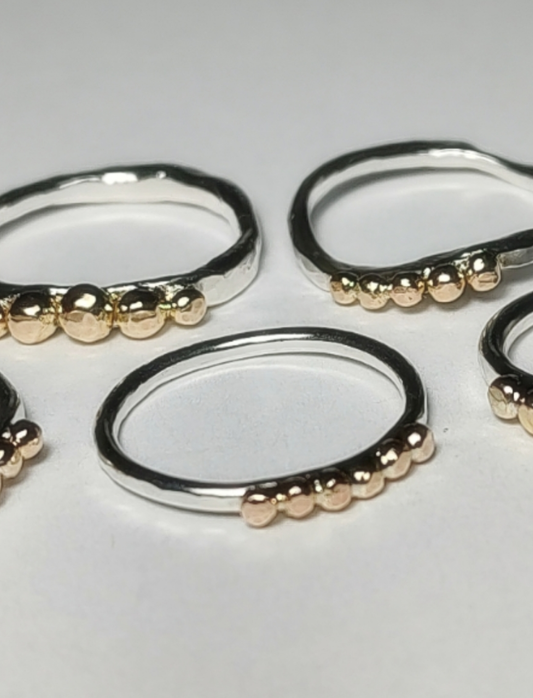 River Pebble Ring Collection