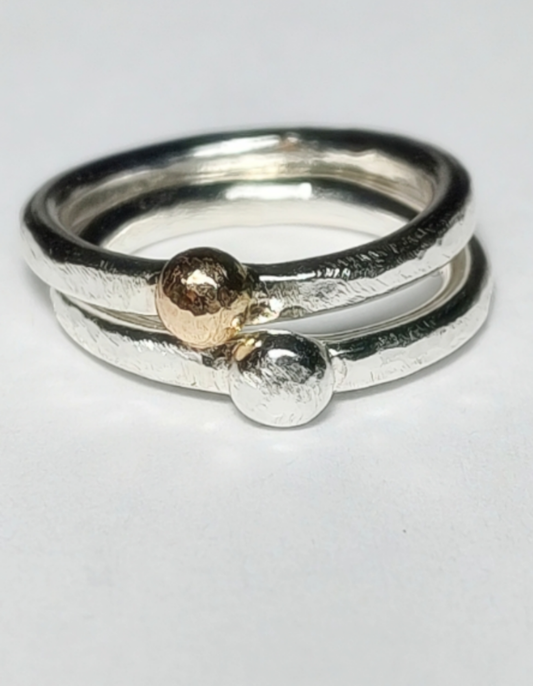 Ultra Thick Ball Stacking Ring