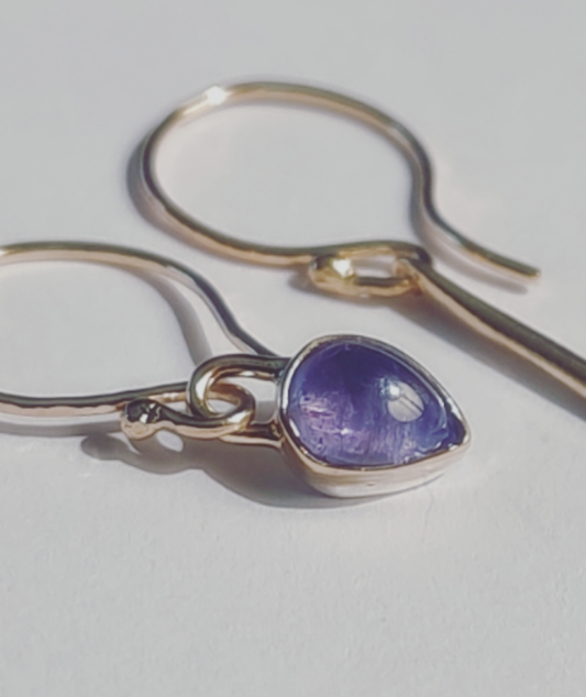 Mixed Charm Earrings - Tanzanite