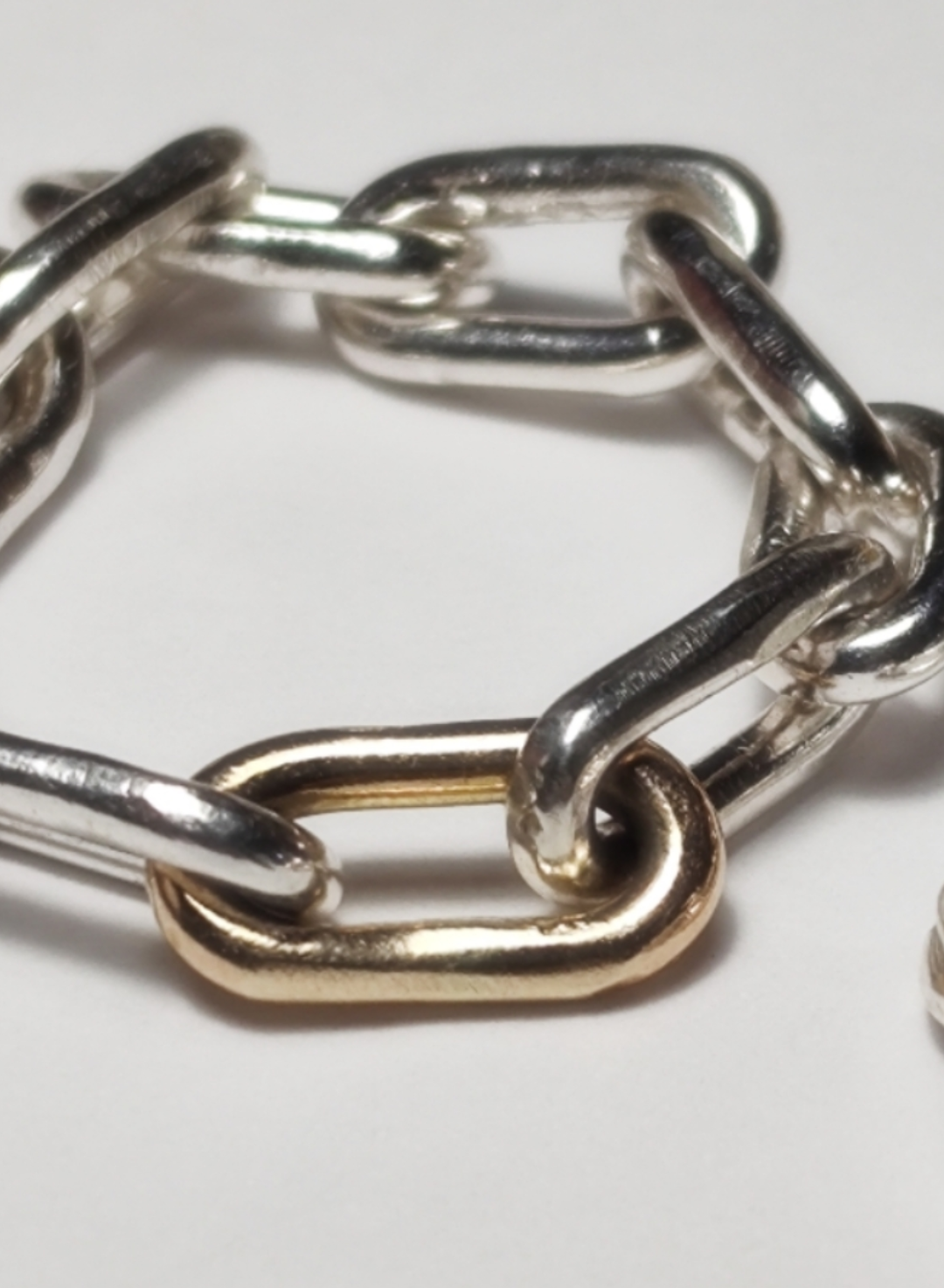 Unity Chain Ring Mixed Metal