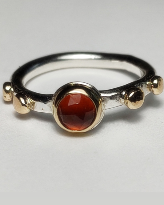 The Watchtower Ring - Mozambique Garnet