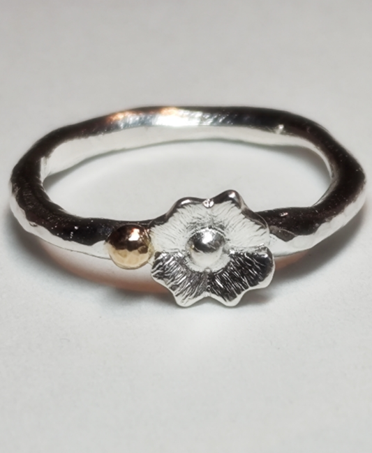 Dogwood Flower Stacking Ring