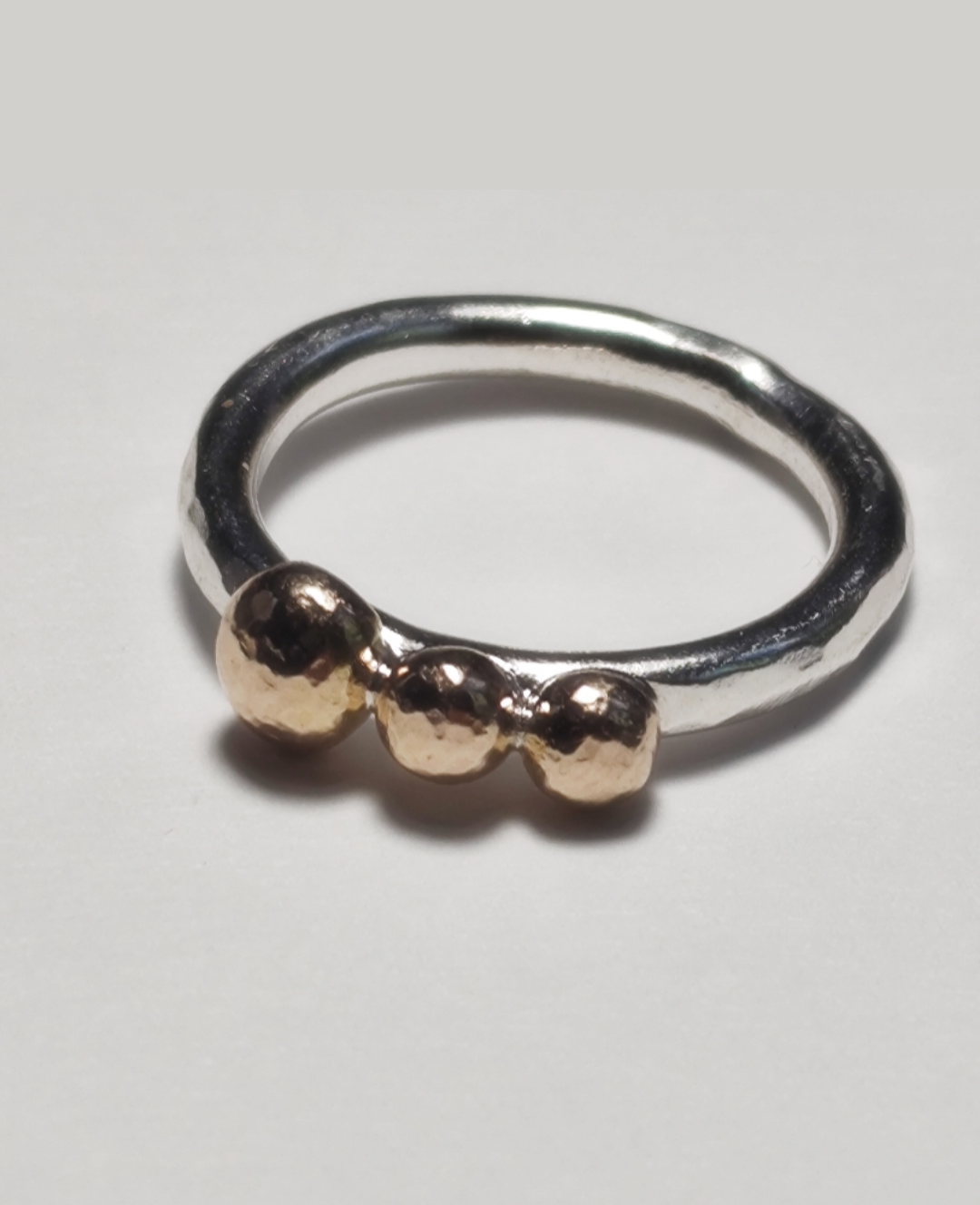 Gold Pebble Ring