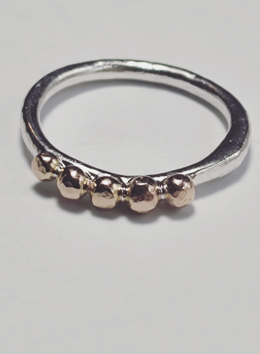 Gold Pebble Ring