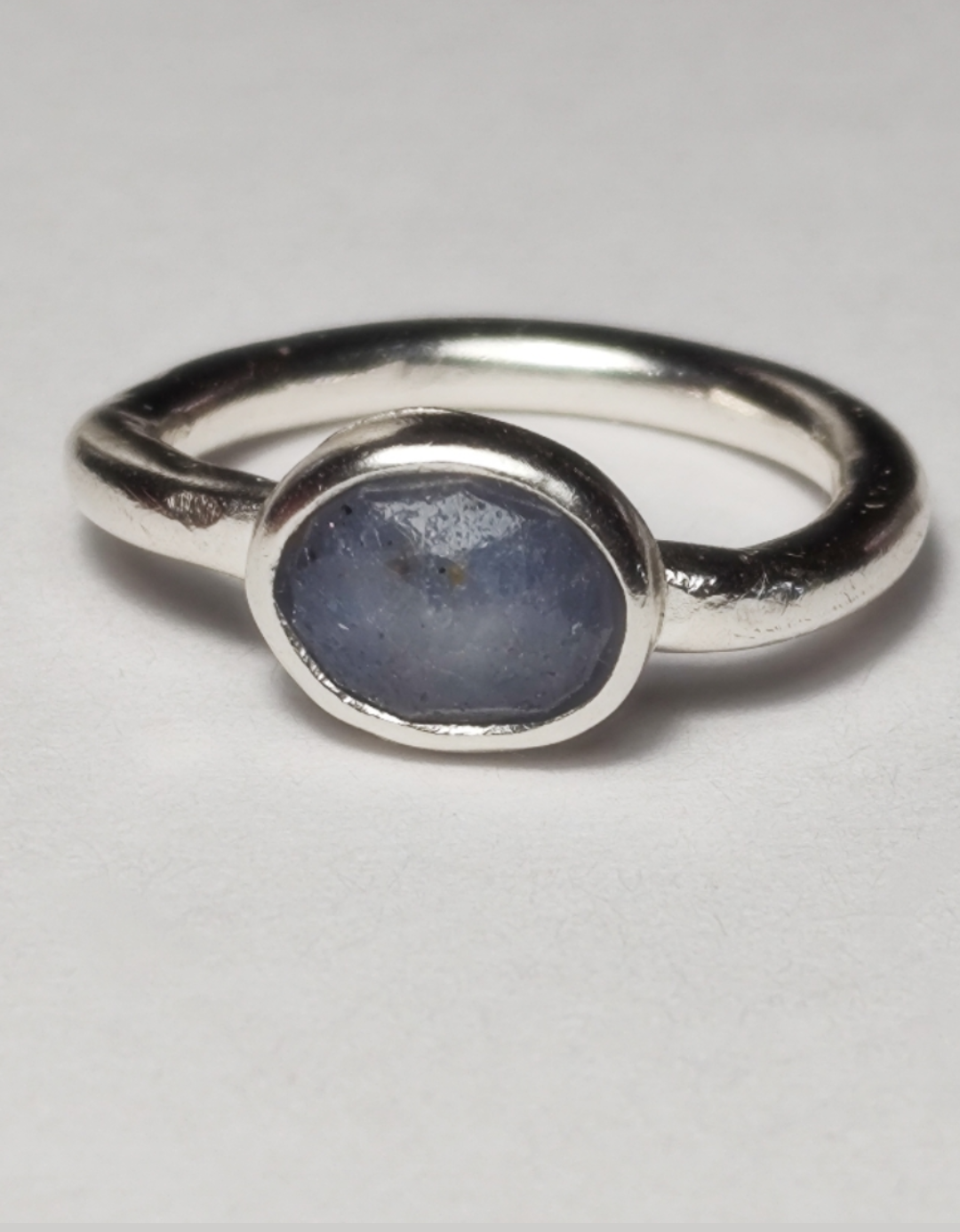 Rainbow Sapphire Stacking Ring