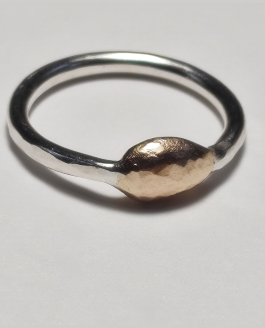 Golden Droplet Ring