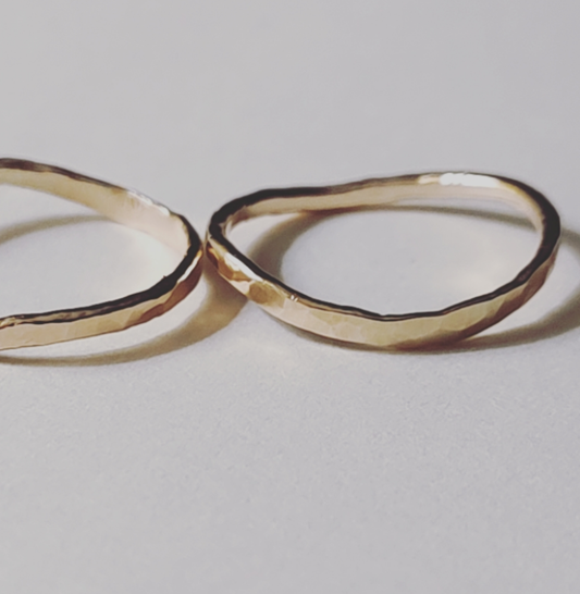 10K Gold Thick Stacking Ring