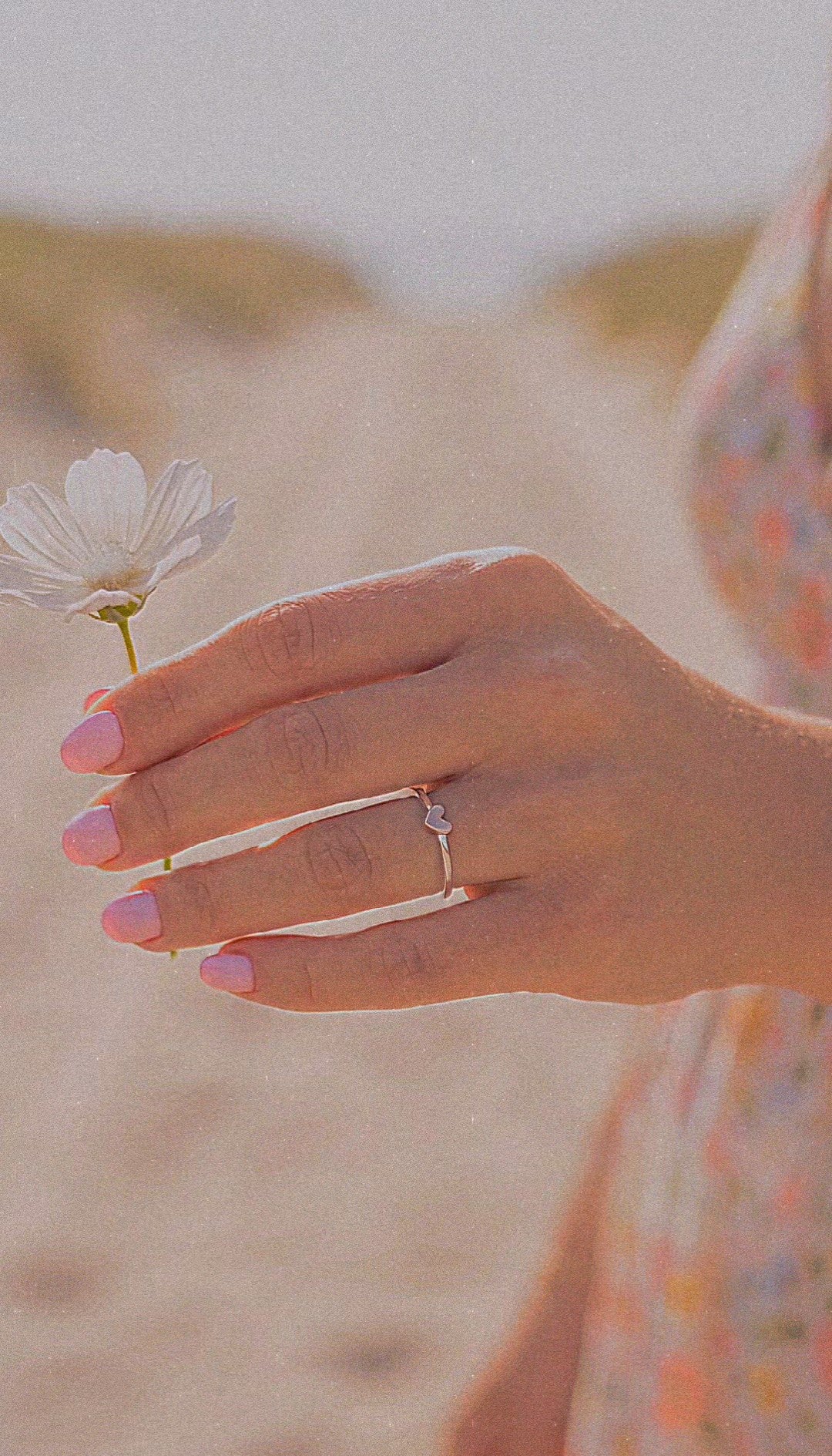 Gold Mini Heart Ring