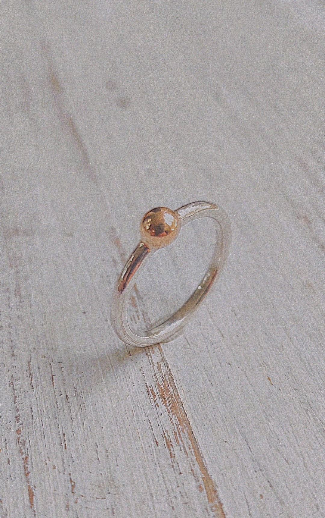 The Gold Ball Stacking Ring